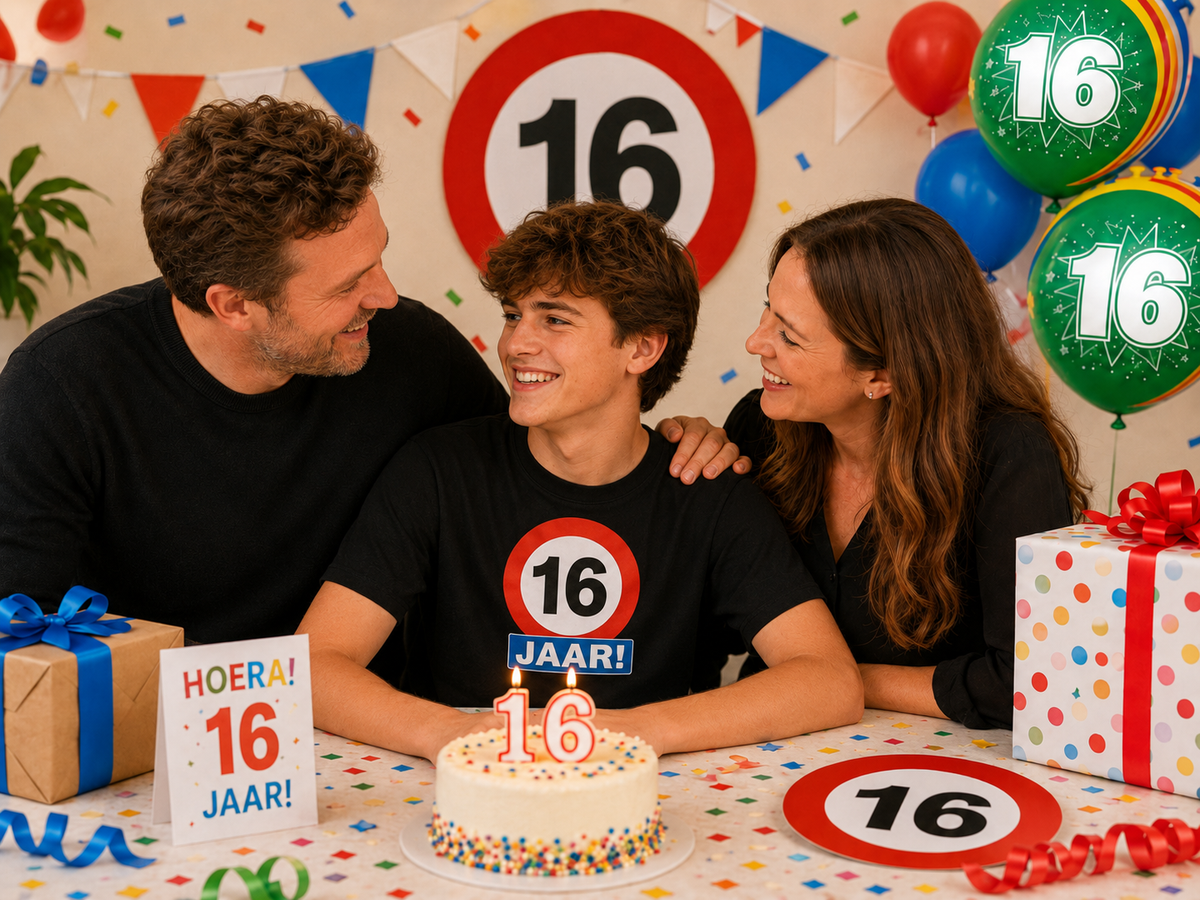 Feestartikelen 16 jaar