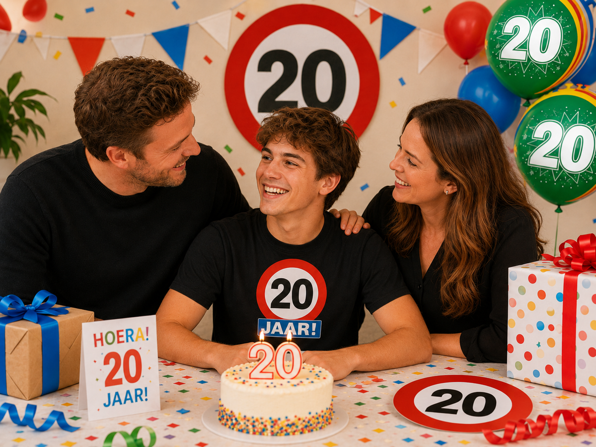 Feestartikelen 20 jaar