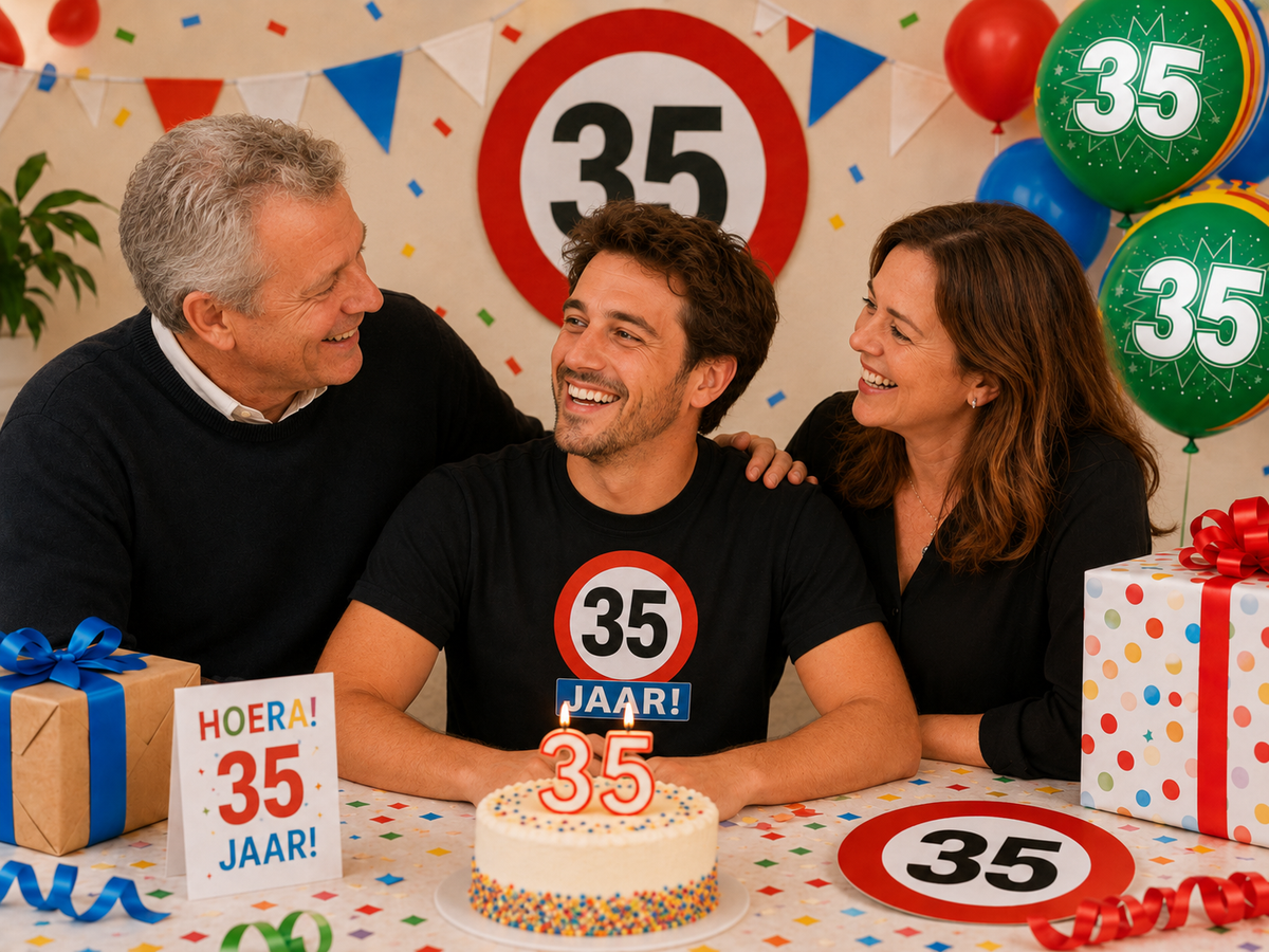Feestartikelen 35 jaar