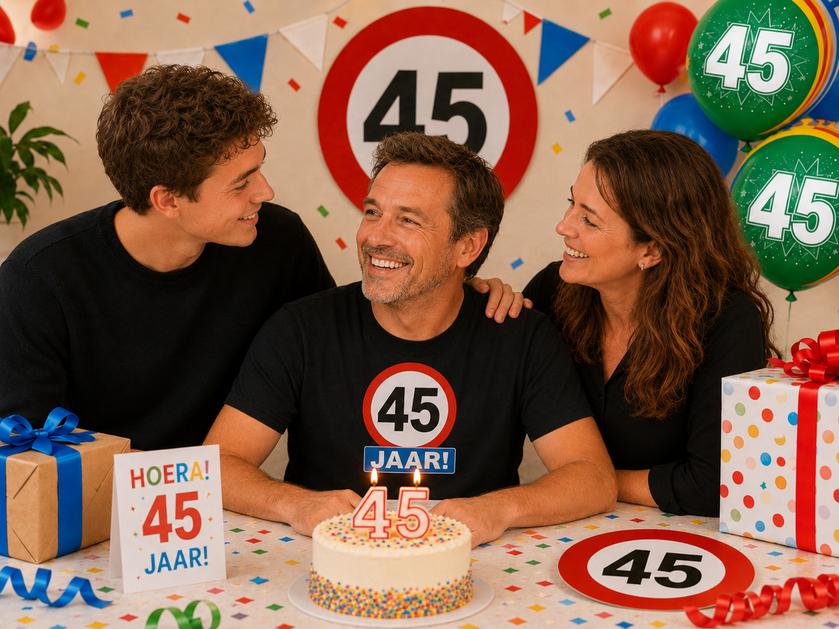 Feestartikelen 45 jaar