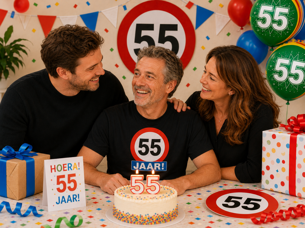 Feestartikelen 55 jaar