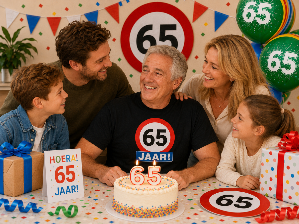 Feestartikelen 65 jaar