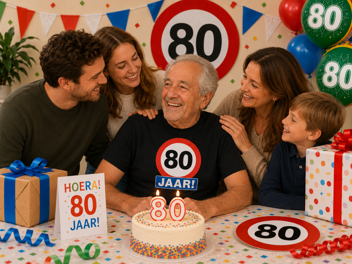 Feestartikelen 80 jaar