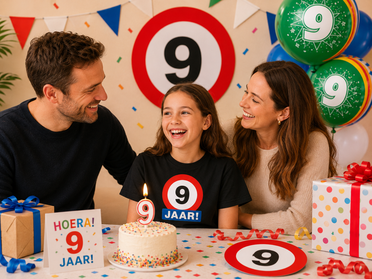 Feestartikelen 9 jaar