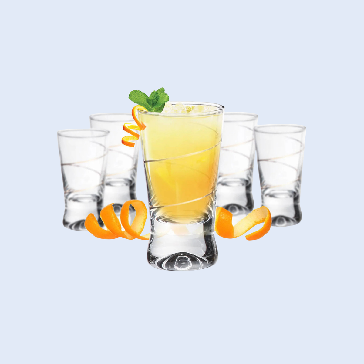 Shotglazen en borrelglazen
