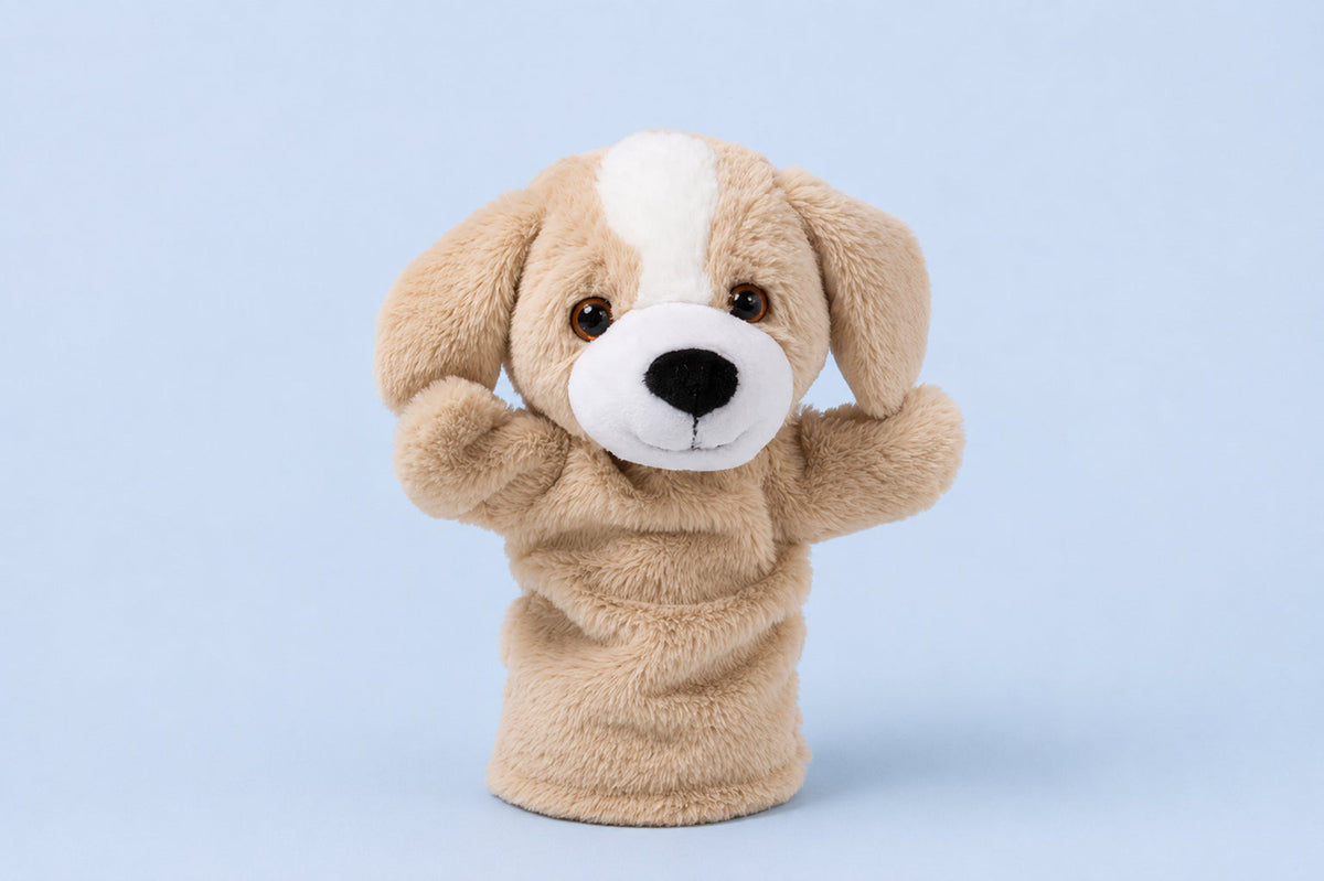 Knuffel handpoppen