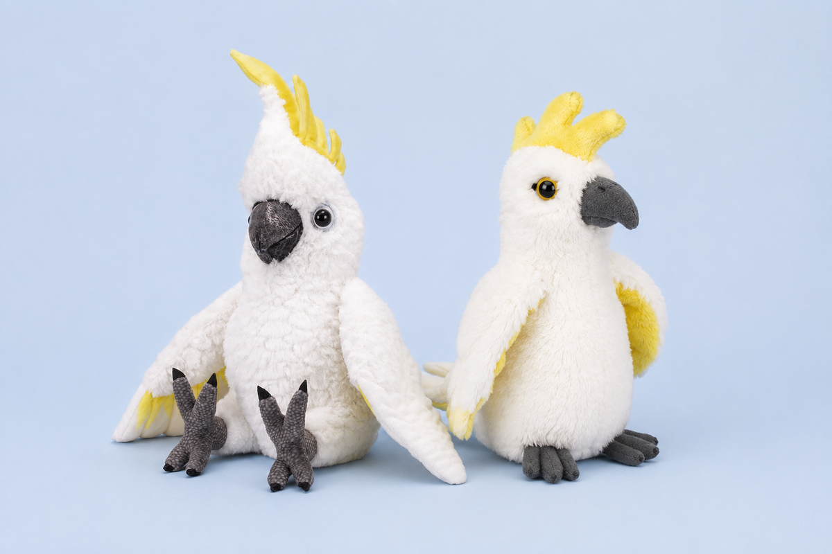 Knuffel kakatoe