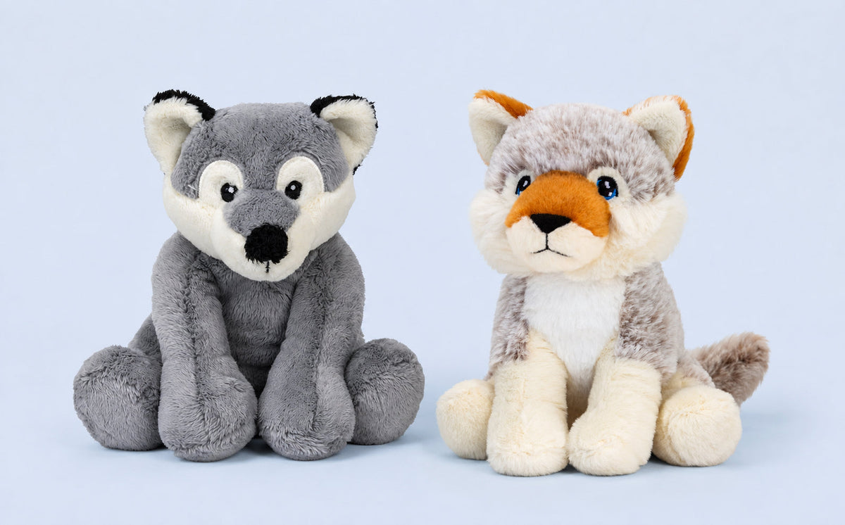 Knuffel wolven