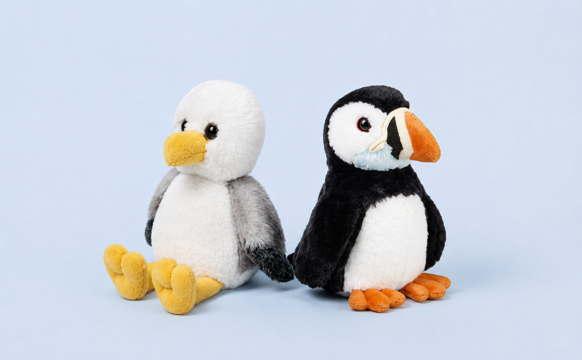 Knuffel zeevogels