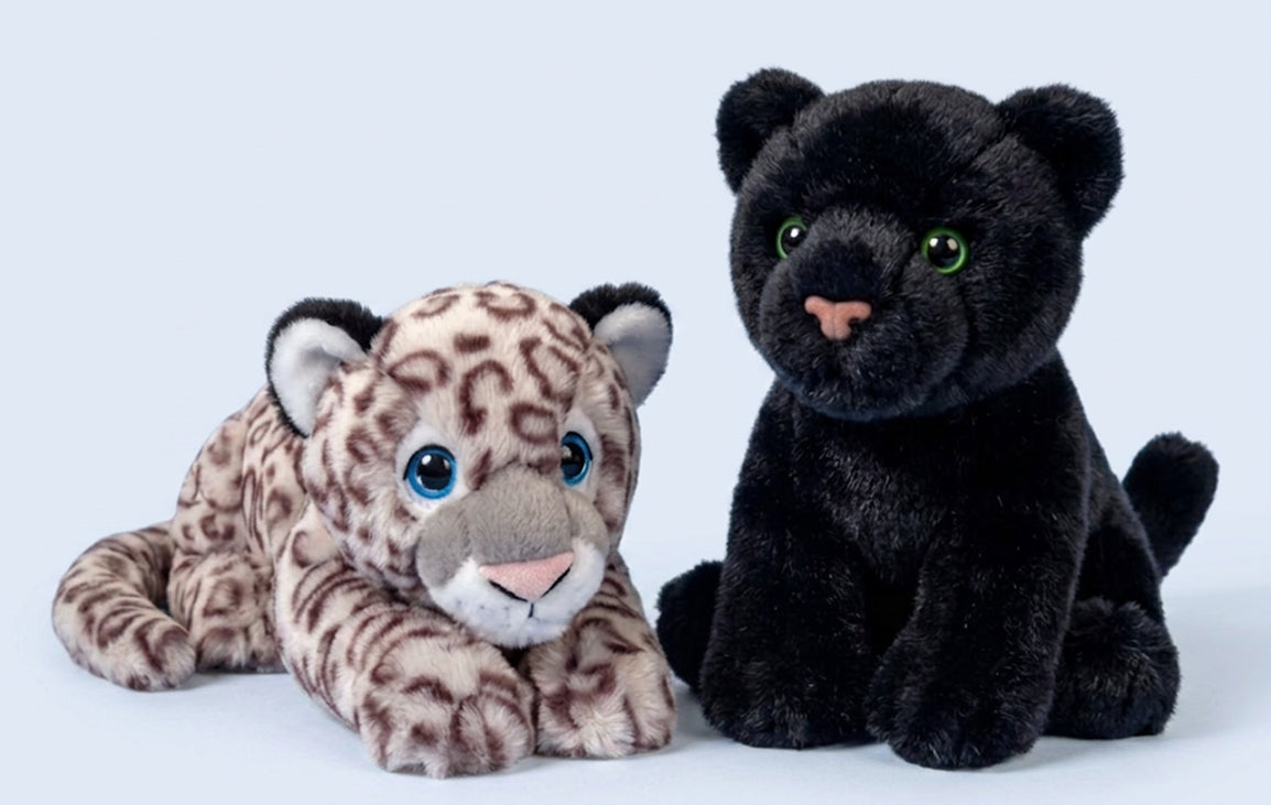 Knuffel luipaard en panter