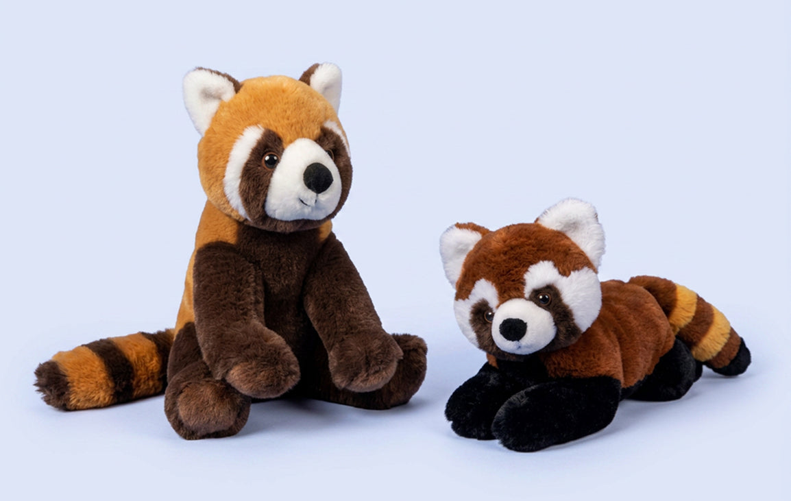 knuffel rode panda