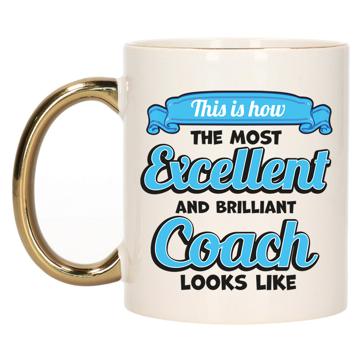 cadeau-koffie-thee-mok-excellent-trainer-coach-goud-blauw-keramiek-300-ml_10467001