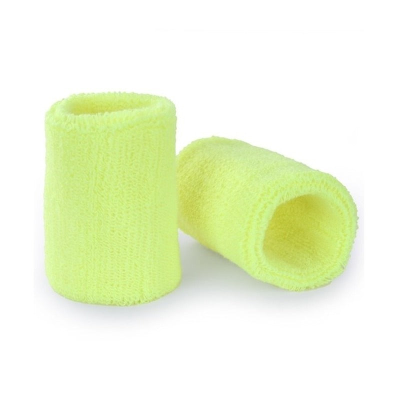 pols-zweetbandjes-2x-stuks-neon-geel-voor-volwassenen_10131004