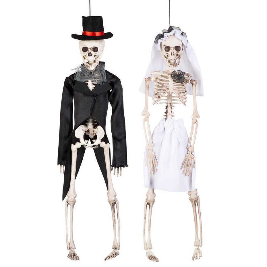 set-van-2x-horror-hang-decoratie-skelet-bruid-en-bruidegom-poppen-41-cm_10313019