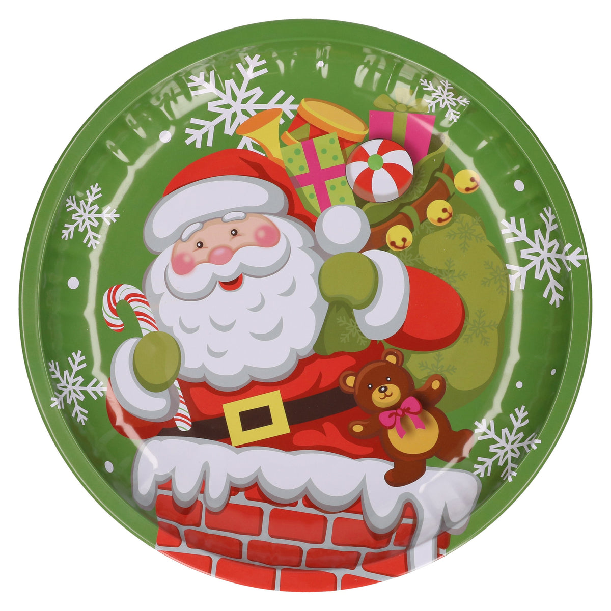 hi-bord-met-kerstman-groen-metaal-26-cm-kerstontbijt-kerstdiner-kerstartikelen_10365028-1