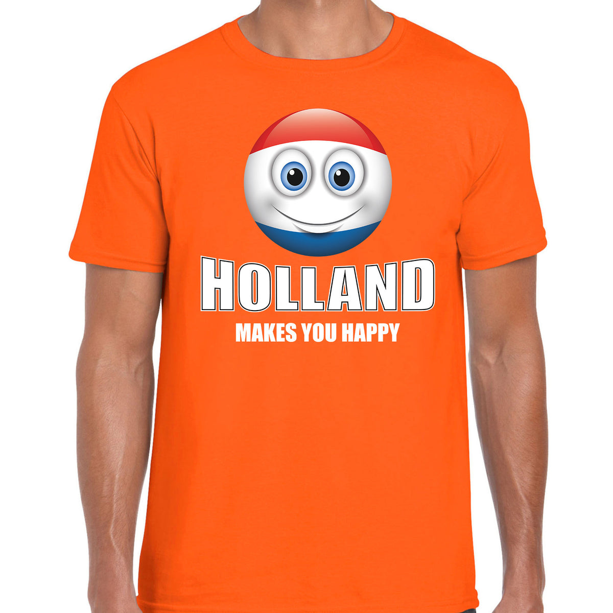 holland-makes-you-happy-landen-tshirt-nederland-oranje-heren-met-vlag-emoticon_10288034-2