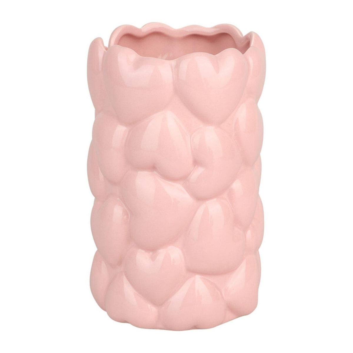 ostaria-vaas-hartjes-roze-keramiek-21-cm-bloemenvaas-moederdag--valentijn_10504034