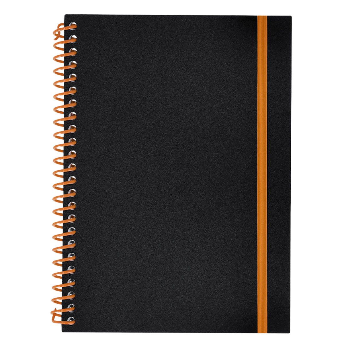 notitieboekje-bilbo-a5-formaat-zwart--oranje-14-x-21-cm-flexibele-kaft-lijntjes-schrift_10489036
