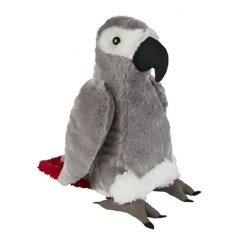 Plush African Grey Parrot Cuddle Toy - 30 cm - Parrot Bird Stuffed Animals