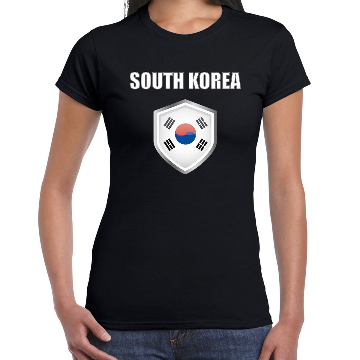 zuid-korea-landen-supporters-tshirt-zwart-dames-fan-kleding-korte-mouwen_10233041