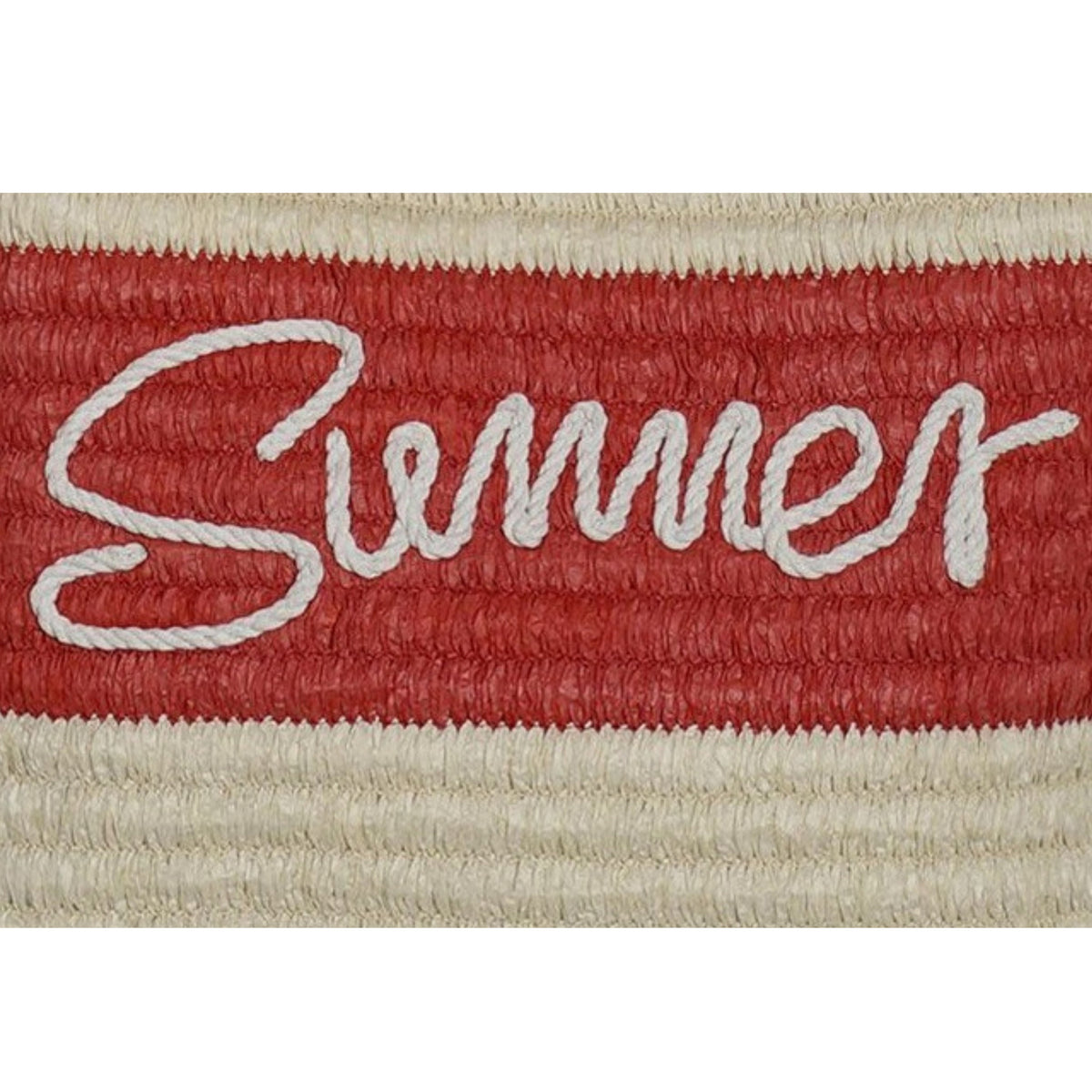 item-strandtas-summer-rood-beige-38x40-cm-polyester-magneetsluiting_10293046-2