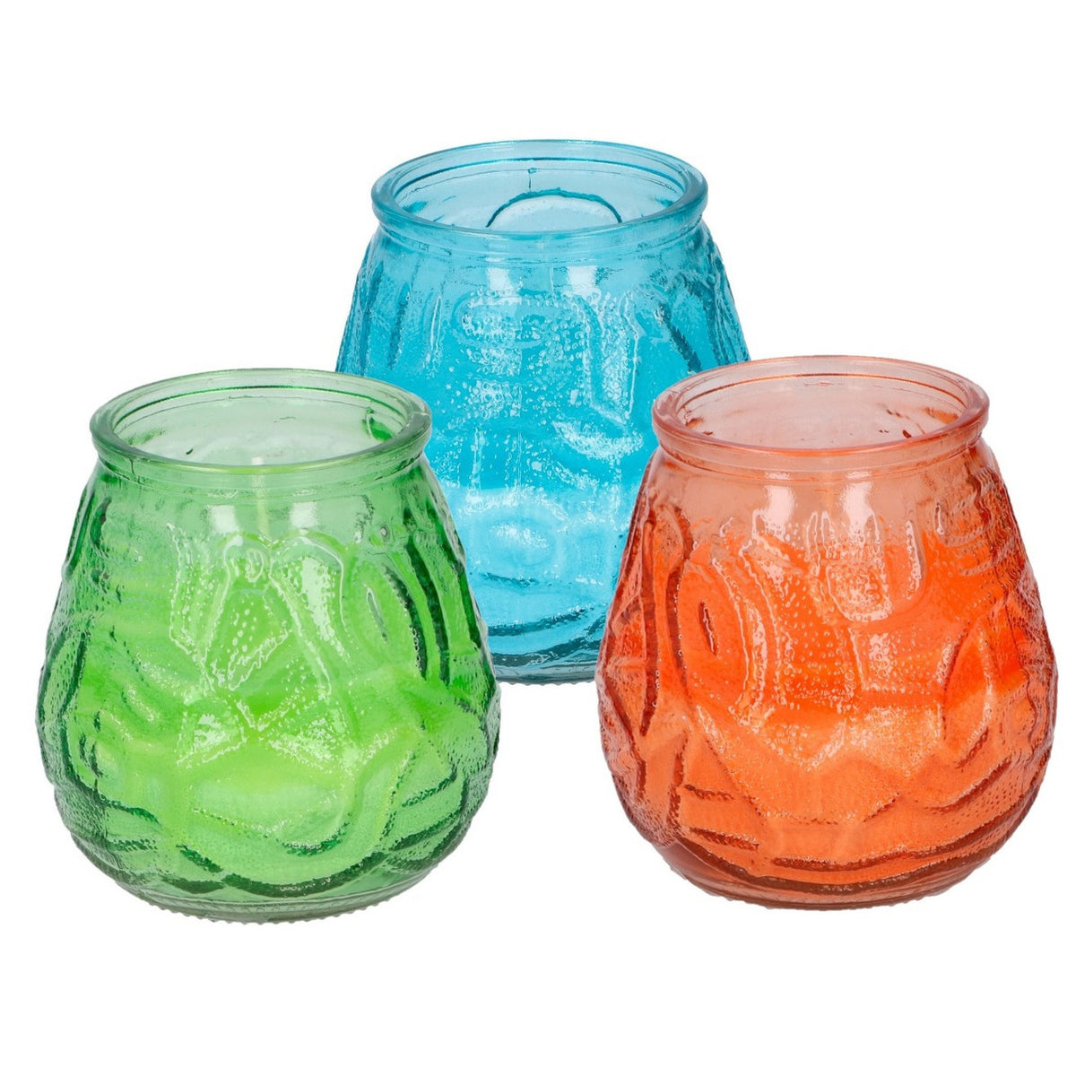 arti-casa-6x-stuks-citronella-lowboy-tafelkaarsen-10-cm-blauworanjegroen-glas_10358048