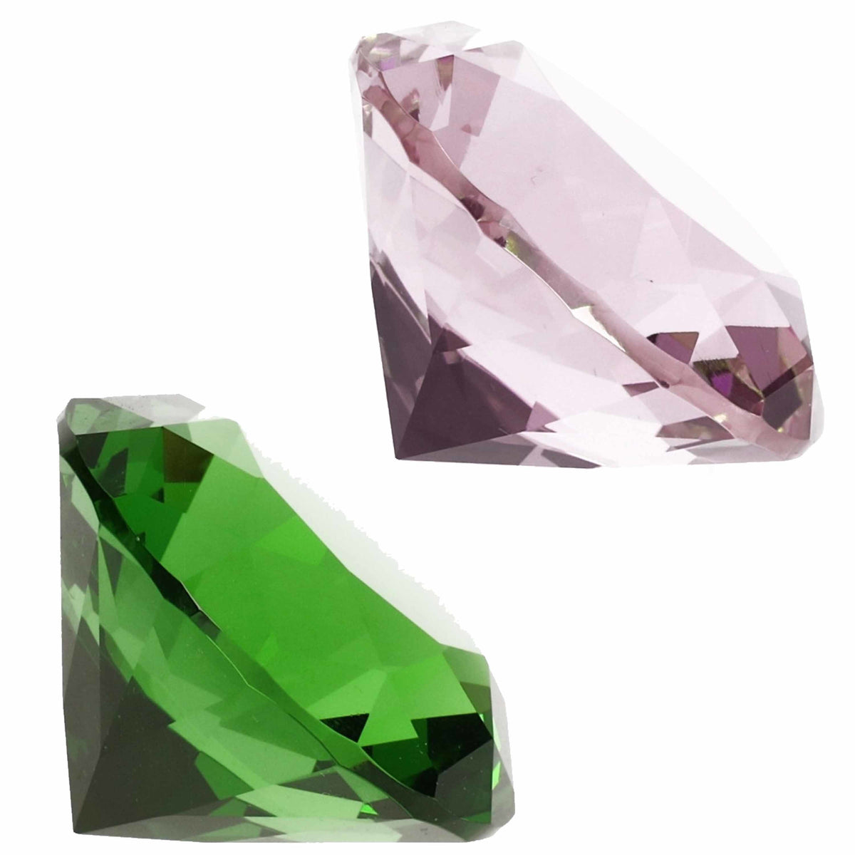nep-edelstenen--diamanten-van-glas-4-cm-doorsnede-roze-en-green-decoratie-of-speelgoed_10327050