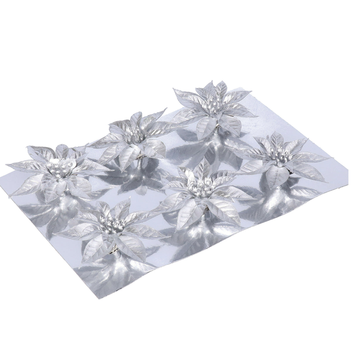 kerstboom-bloemen-op-clip-6x-stuks-zilver-kunststof-kerstornamenten_10436052-4