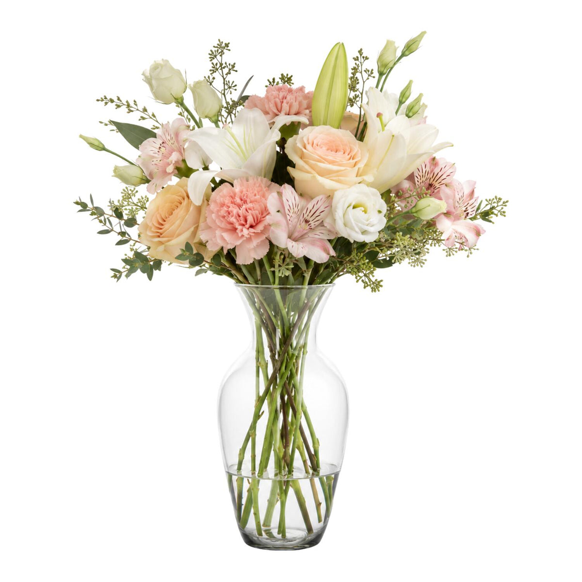 natural-living-bloemenvaas-camellia-trompet-vaas-model-transparant-glas-28-x-42-cm_10498075