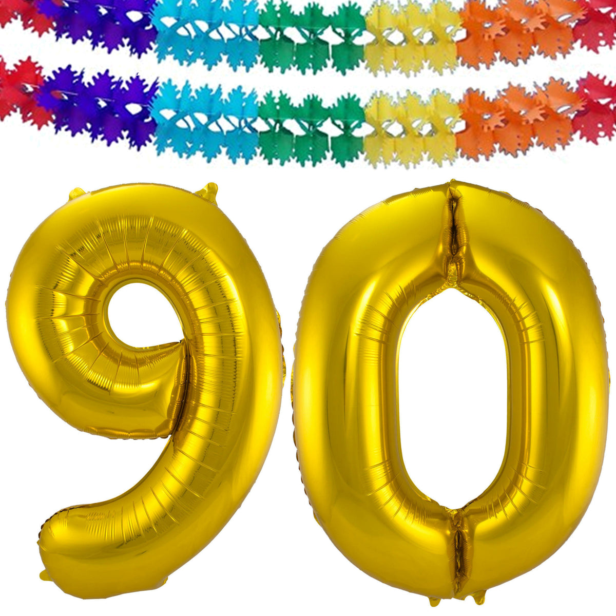 grote-folie-ballonnen-cijfer-90-in-het-goud-86-cm-en-2x-feestslingers_10376076