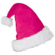 kerstmuts-pluche-roze-met-pompom-58-cm-polyester-kerstaccessoires_10075077