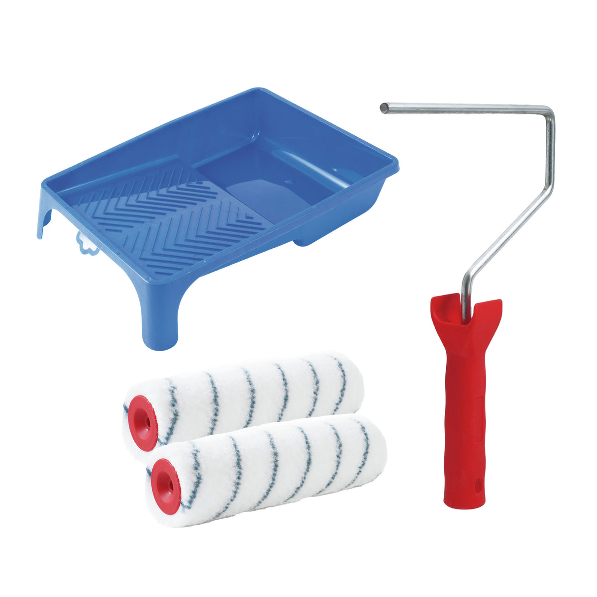 sorex-verfrollers-schilderen-set-met-beugel-en-verfbak-3x-anti-spat-rollers-breedte-18-cm_10472078