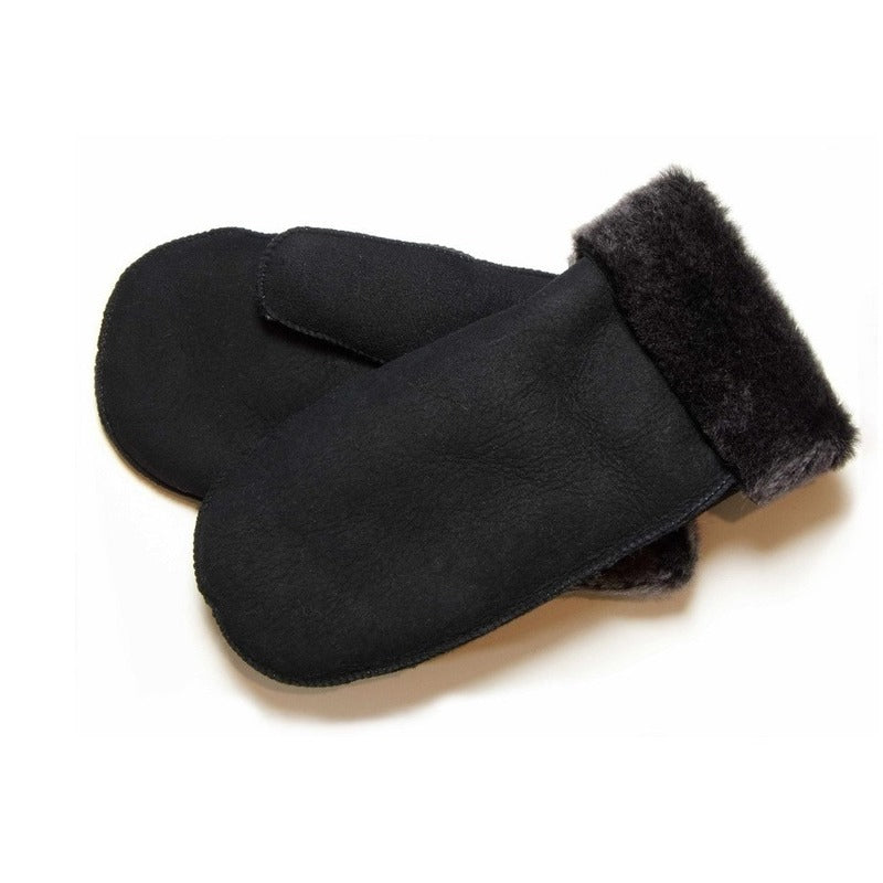 bernardino-lammy-wanten-suede-zwart-voor-volwassenen-handschoenen-schapenwol_10131079