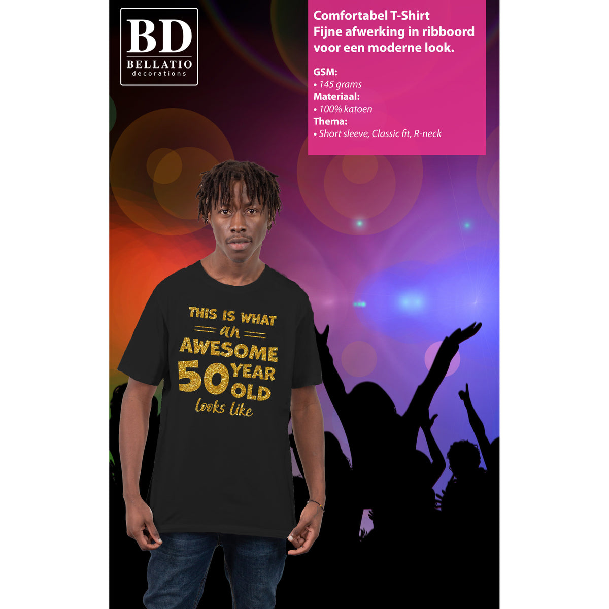 cadeau-tshirt-voor-heren-leeftijd-50-jaar-awesome-zwart-glitter-goud-abraham_10450084-1