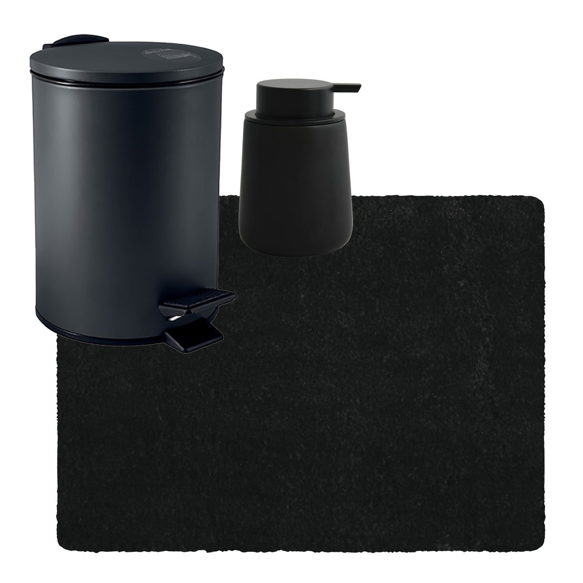 msv-badkamer-droogloop-tapijt-langharig-50x70-cm-pedaalemmer-3l--zeeppompje-300-ml-zwart_10419088