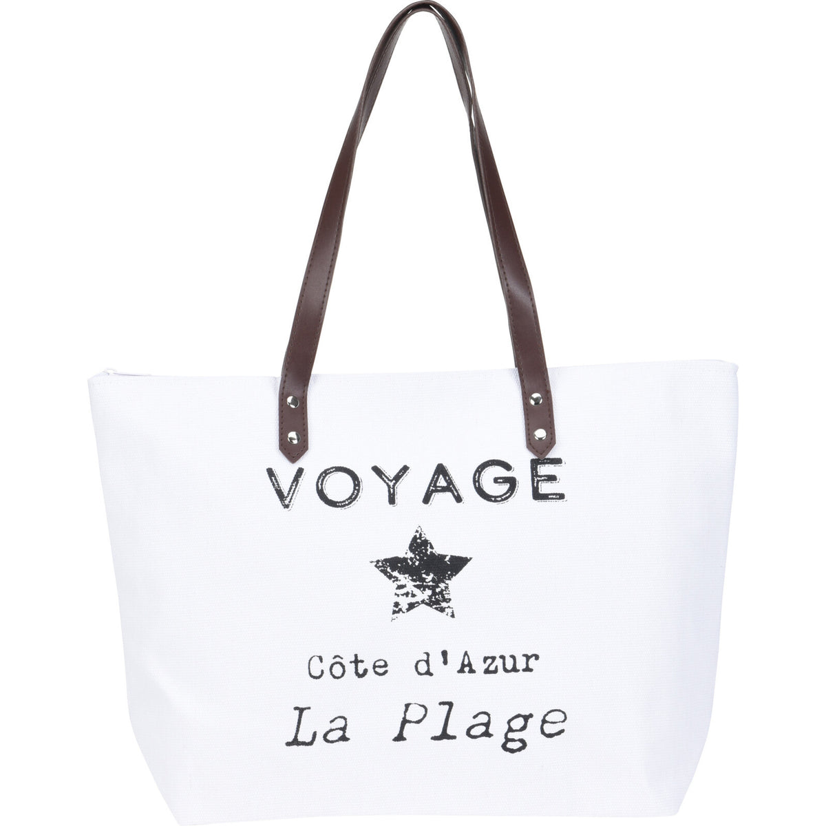 pro-beach-strandtas-bon-voyage-wit-45-x-34-cm-shopper-boodschappen-polyester_10293089