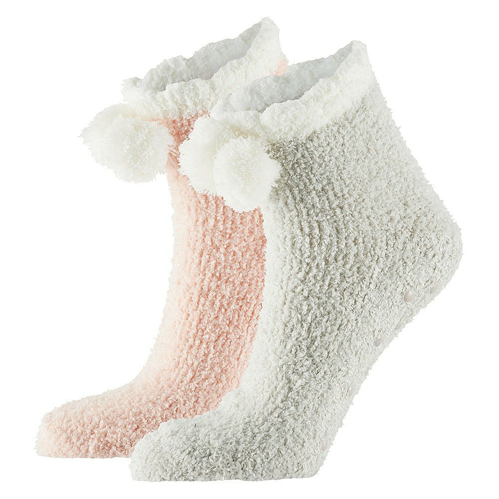 apollo-bedsokken--huissokken-dames-2pack-roze-wit-one-size-slaapsokken-slofsokken_10317092-1
