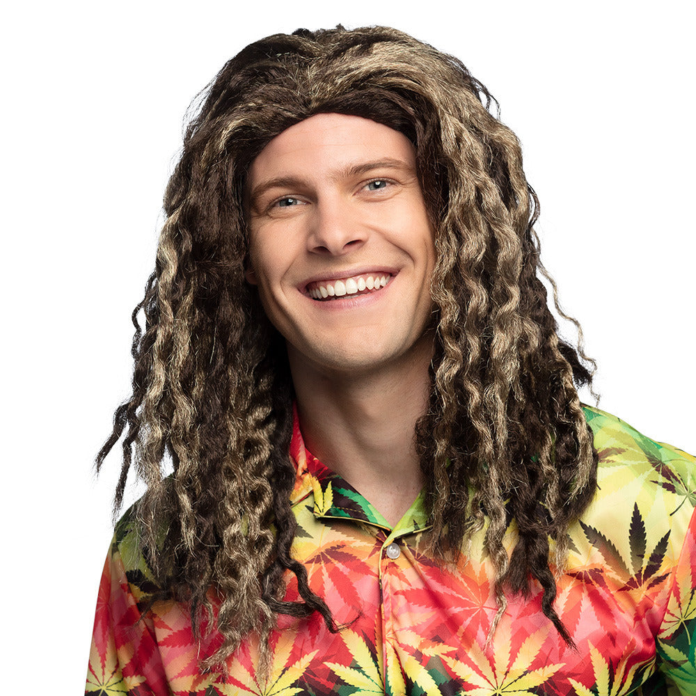 verkleedpruik-voor-heren-bruin-rasta-hippie-carnaval--lang-haar_10444092