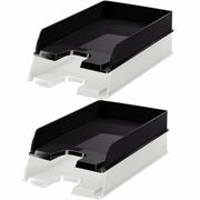 esselte-brievenbakjes-set-van-5x-zwart-en-5x-wit-in-a4-formaat_10267093