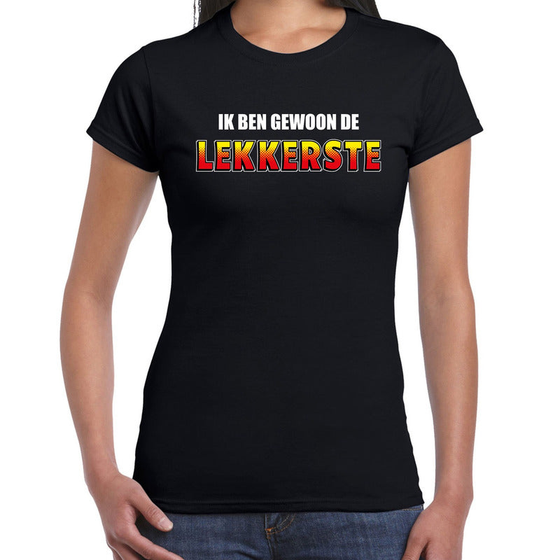 ik-ben-gewoon-de-lekkerste-fun-tshirt-zwart-voor-dames_10199094