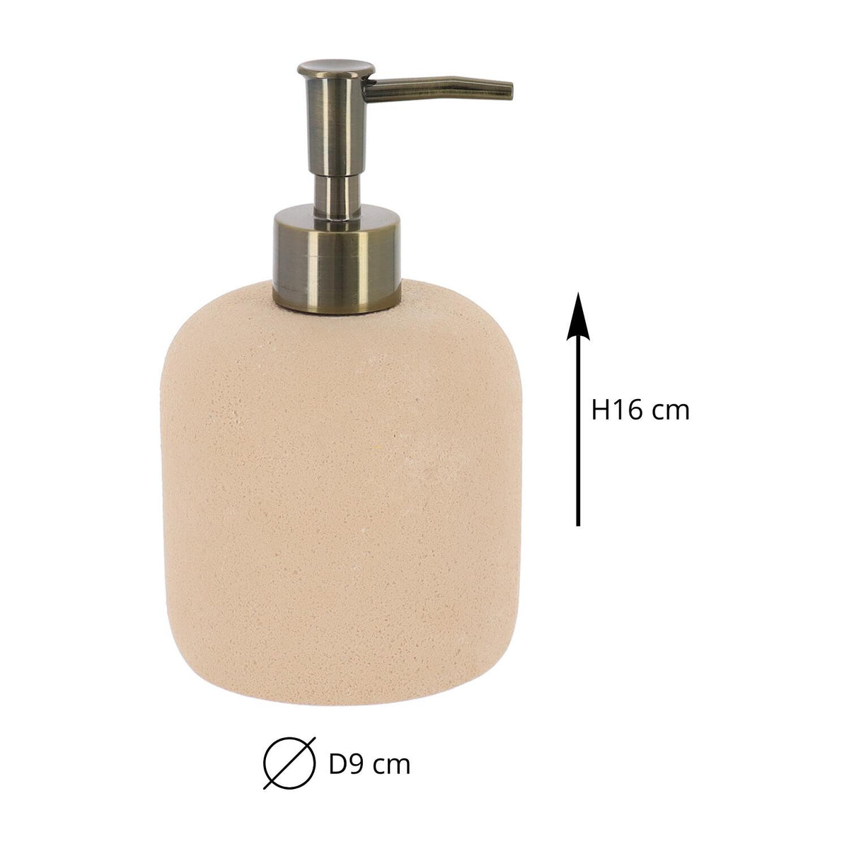 tendance-zeeppomp--zeepdispenser-como-beige-400ml-rond-polyhars_10501098-2