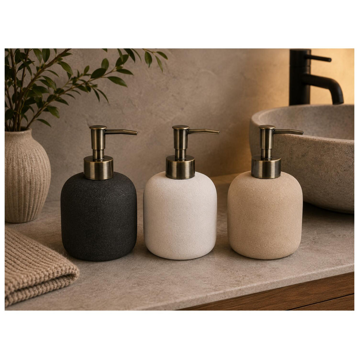 tendance-zeeppomp--zeepdispenser-como-beige-400ml-rond-polyhars_10501098-4