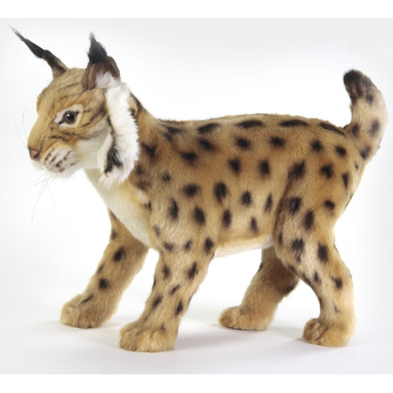 Hansa Plush Lynx - brown - 35 cm - plush - stuffed animal - luxury quality