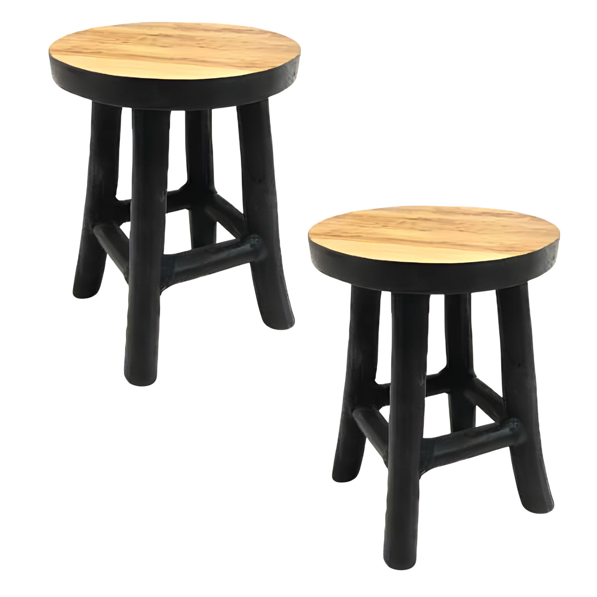 vd-leeden-plantverhoger-set-teak-hout-zwart-h17-h27-cm-krukje_10491106-5