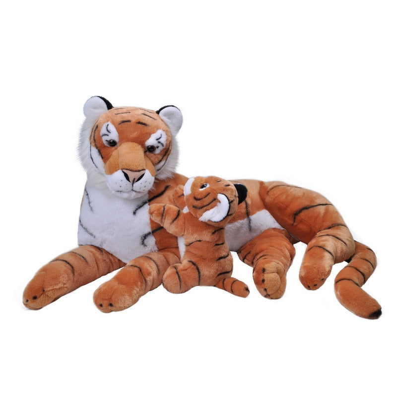 Wild Republic Tijger met Welpje - Pluche - 76 cm