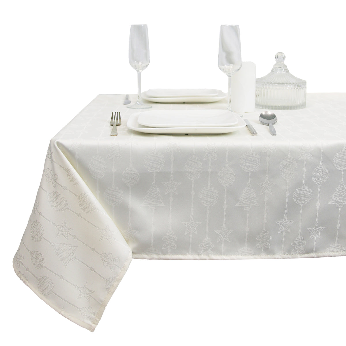 unique-living-kerst-tafellaken-tafelkleed-wit-145-x-200-cm-polyester-rechthoekig_10439115