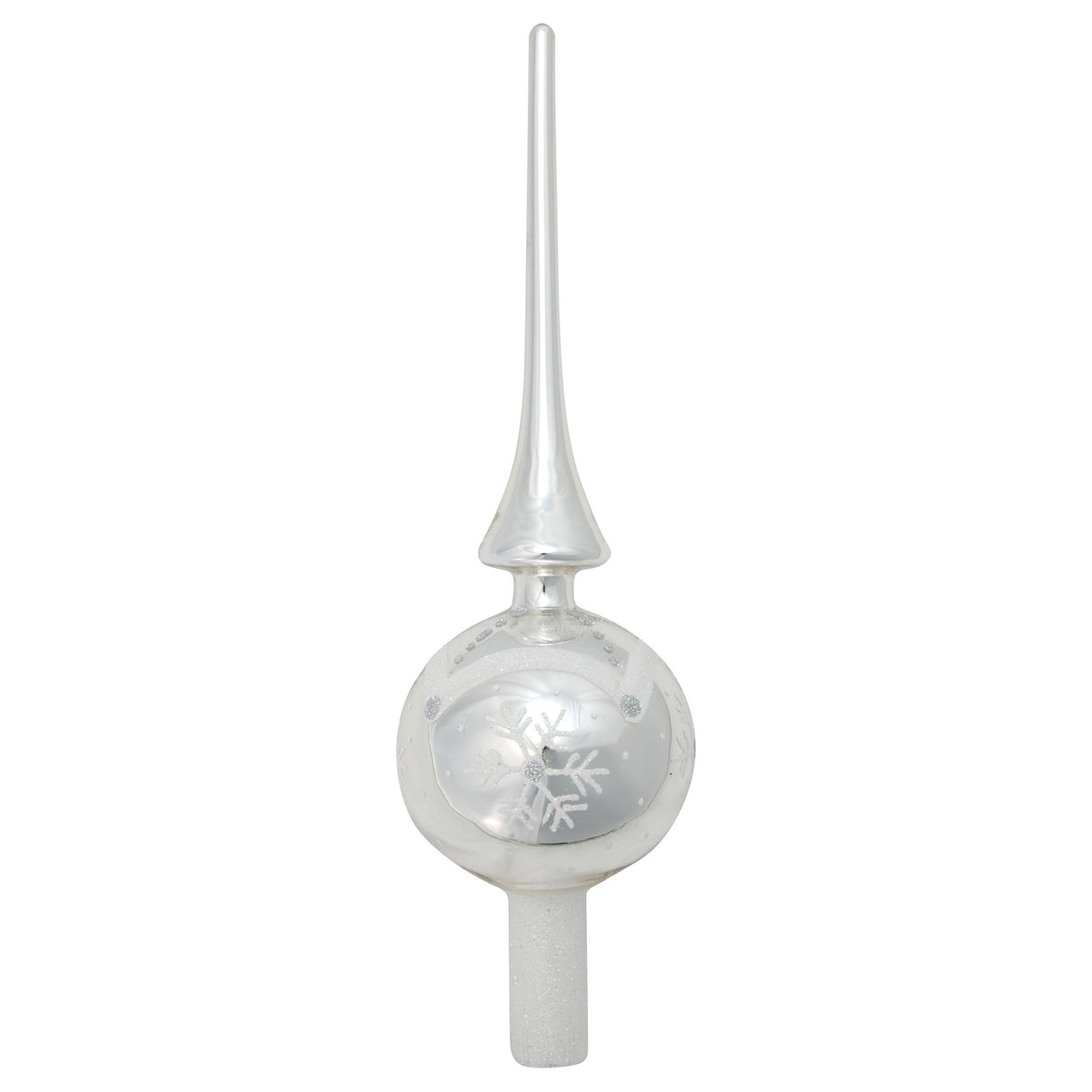 luxe-glazen-piek-zilver-met-sneeuwvlok-28-cm-kerstpieken_10271117