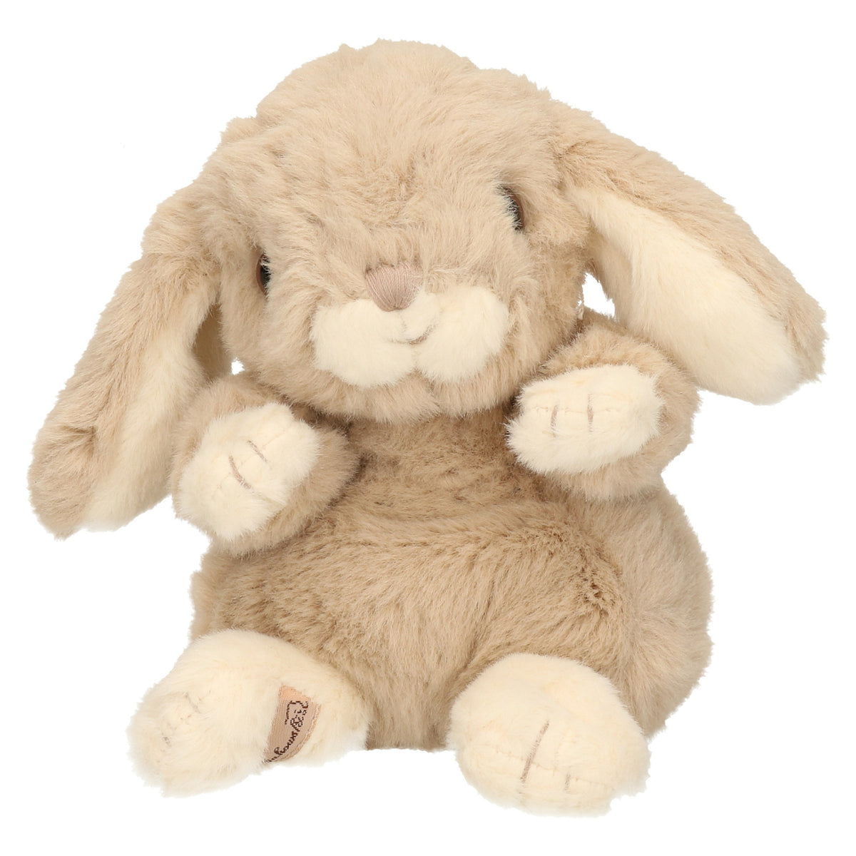 bukowski-pluche-konijn-knuffeldier-beige-zittend-15-cm-luxe-knuffels_10402119-4