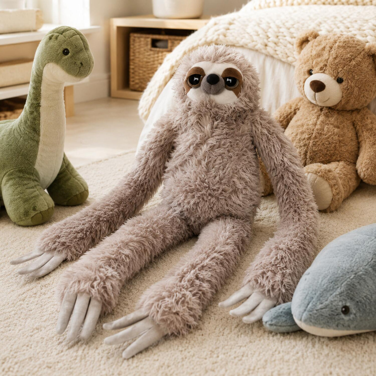 nature-planet-knuffel-luiaard-60-cm-knuffeldier-beige-kinderen_10316123-3