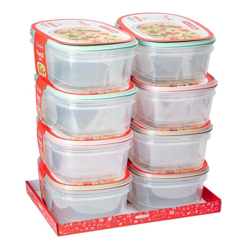 plasticforte-vershoudbakjes-2x-stuks-28-liter-herbruikbaar-transparant-beige-kunststof_10491125